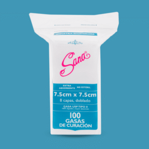 Gasa No Esteril 7.5cm x 7.5cm Funda 100uds