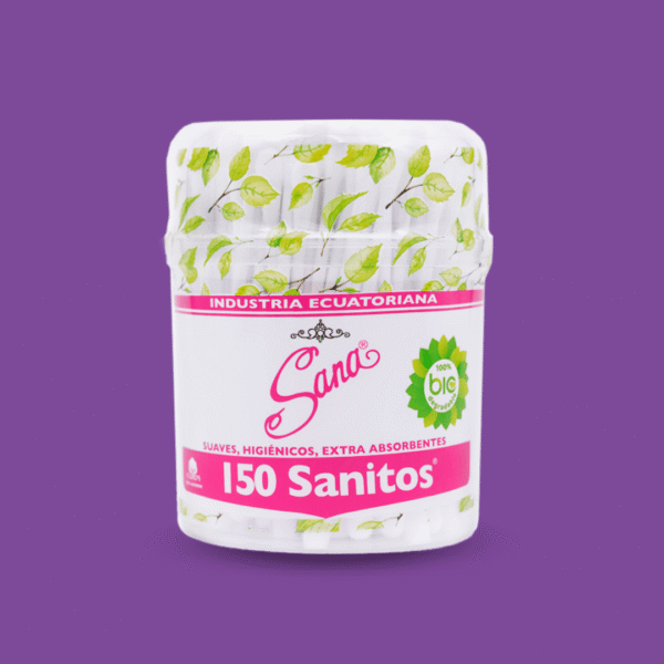 Hisopos Biodegradables 150 uds Sana