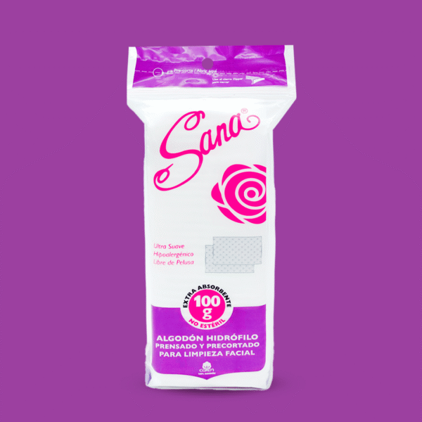 Algodón Hidrófilo 100 g Cosmético Sana